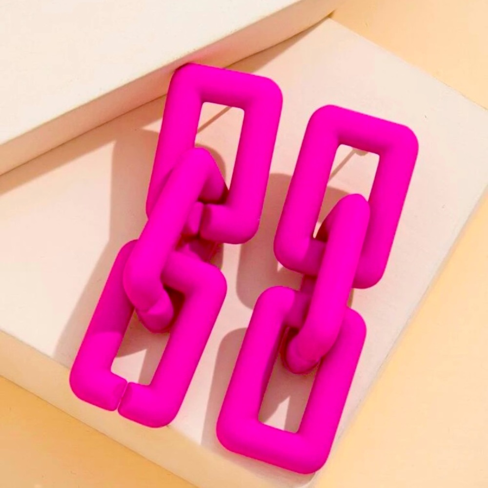 Hot Pink Earrings